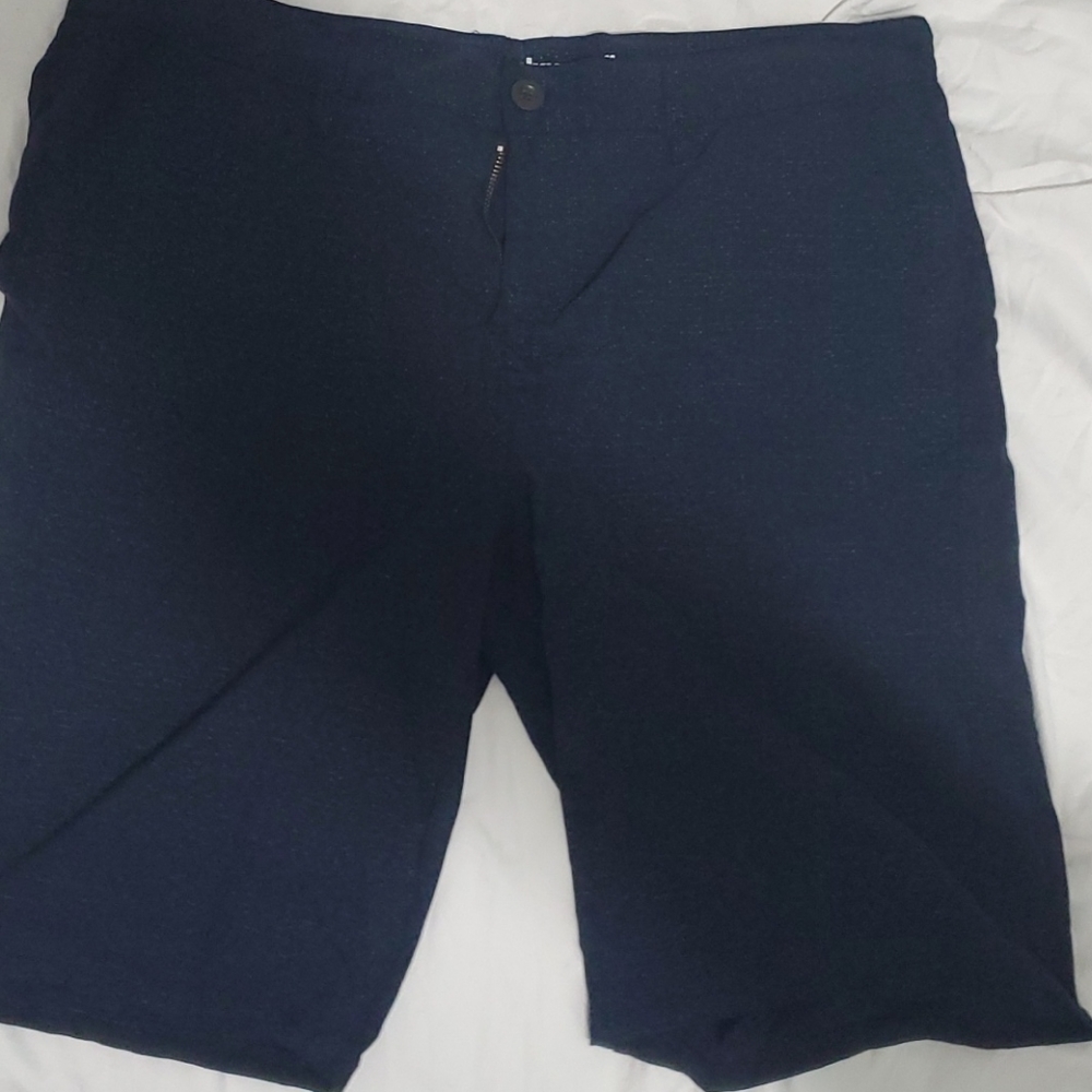 Dark blue urban pipeline shorts